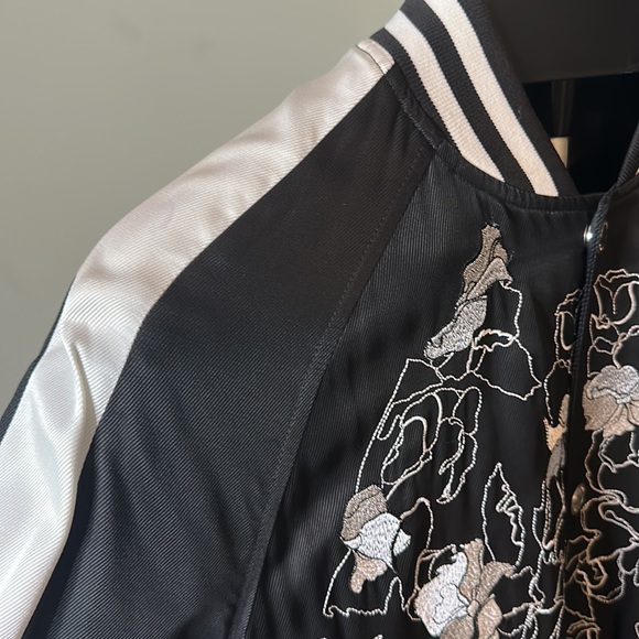 Michael Kors Embroidered Bomber Jacket - Picture 2 of 4